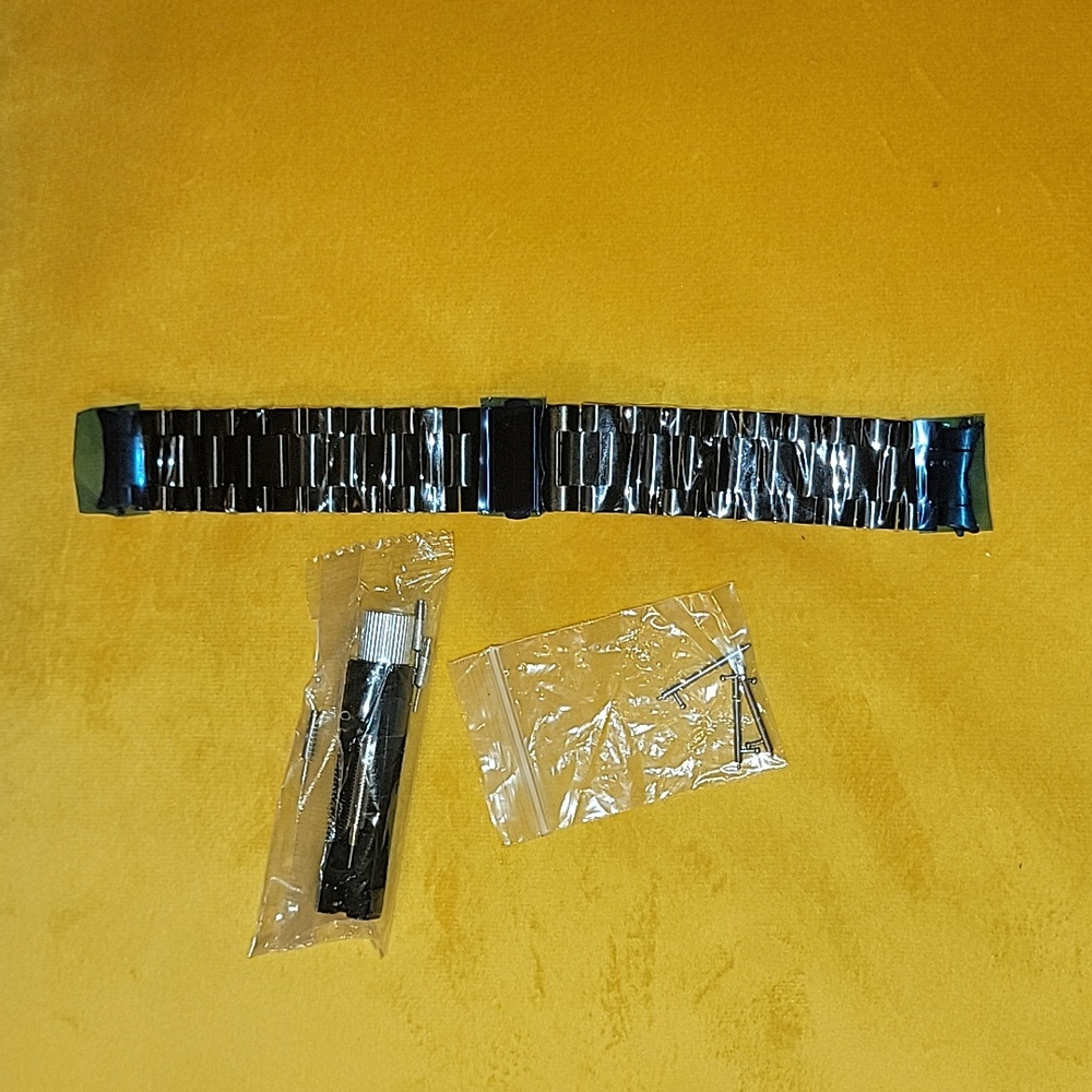 Metal watch band